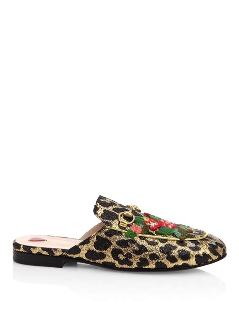 gucci leopard mules|princetown mules for women.